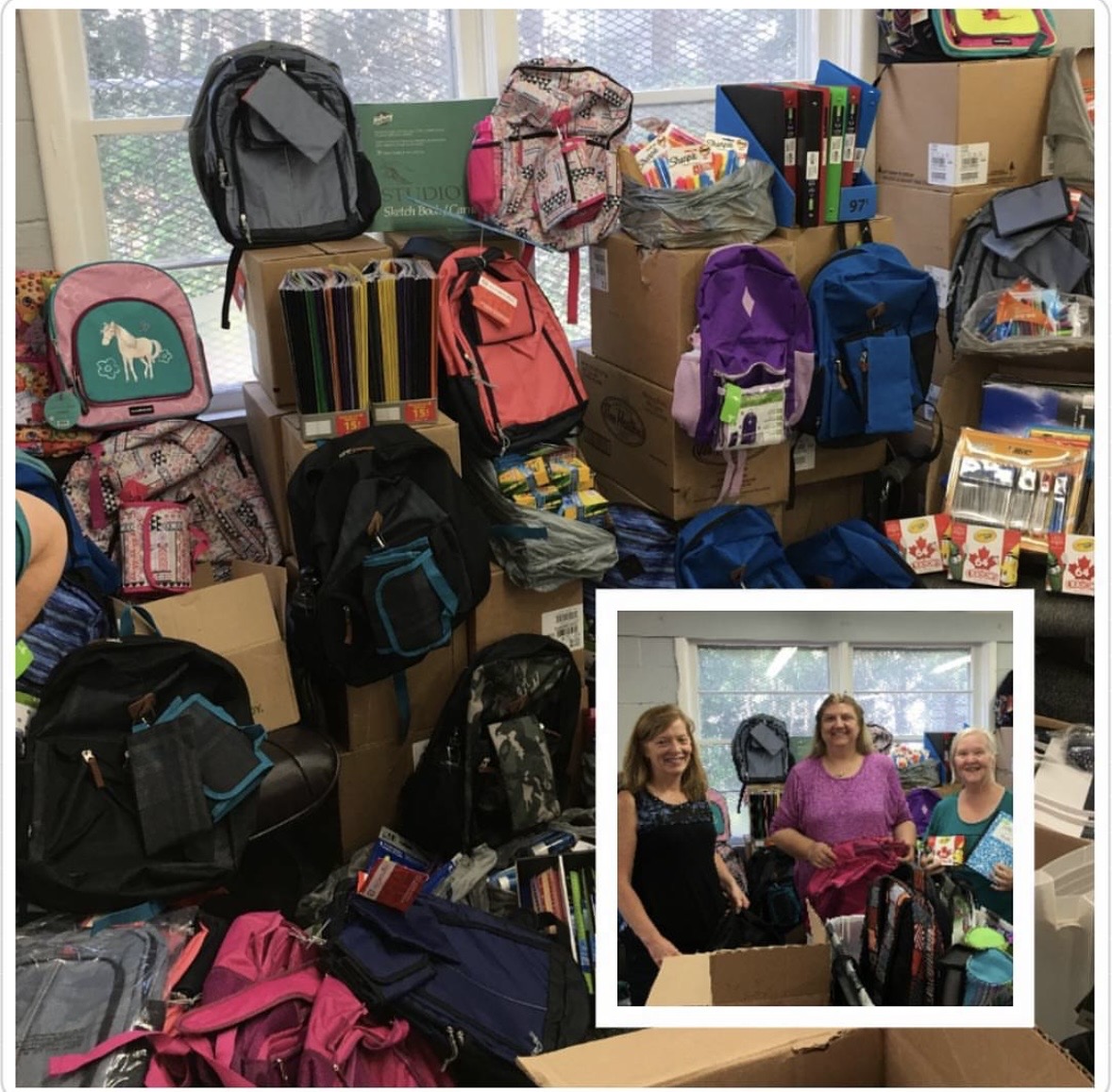 Backpack for Success school supply drive