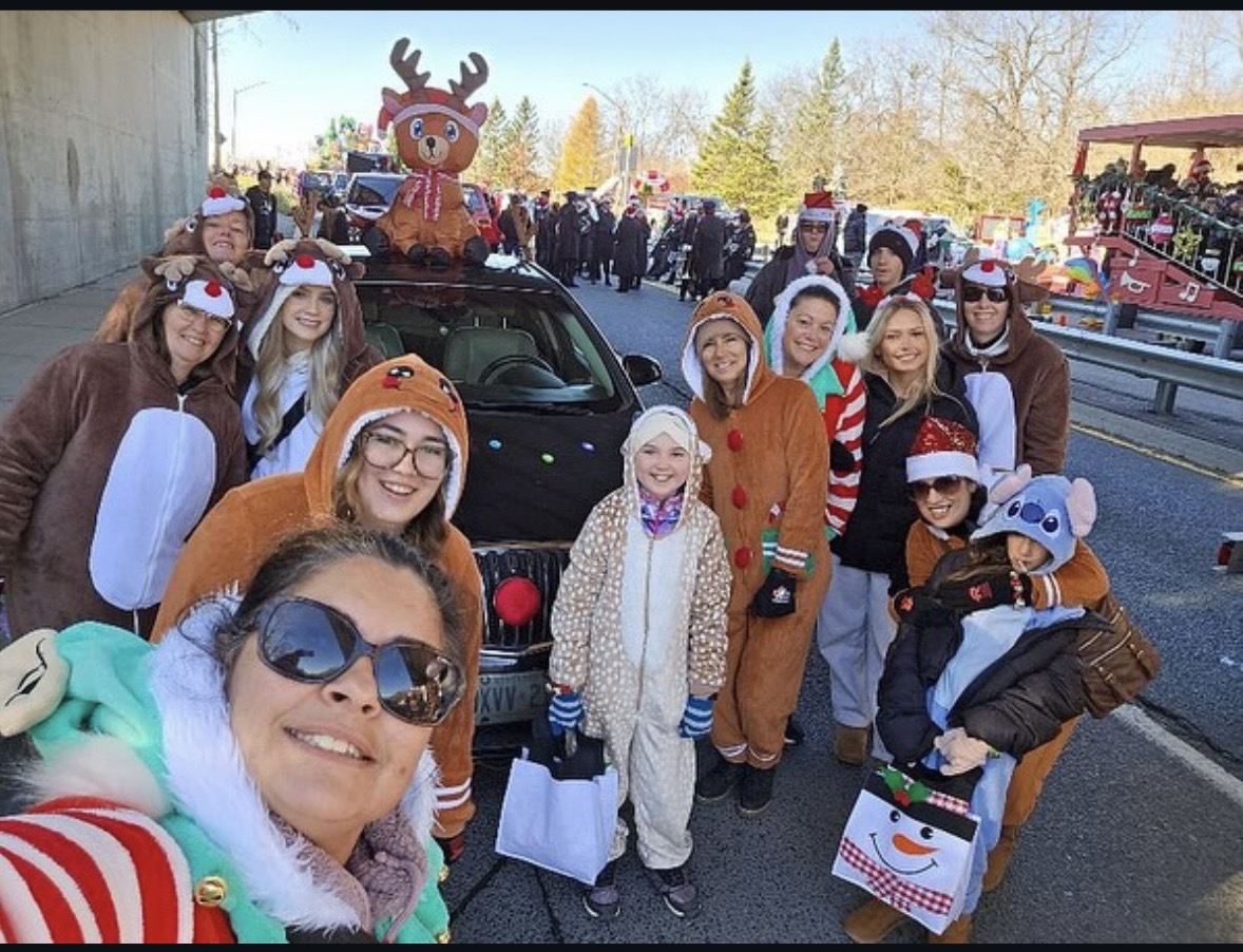 Roughley team at the Christmas parade