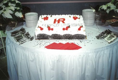 H.G. Roughley Limited Insurance anniversary celebration